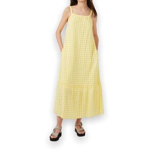 Free Assembly Gingham Maxi Dress